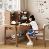 实木儿童学习桌家用小学生专用书桌初中生书桌卧室简约电脑桌