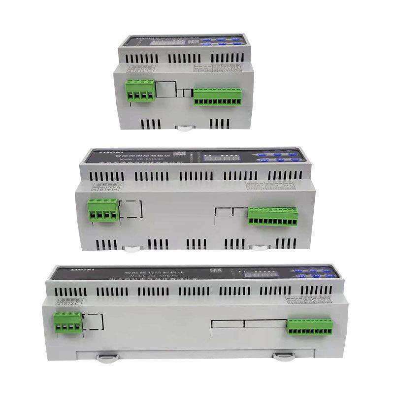 智能照明控制时控模块4/6/8/10/12路16A经纬度光控路灯开关控制器