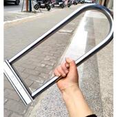 加粗加宽U型锁玻璃分体商品双门推拉抗液压剪摩托车电瓶助动车锁