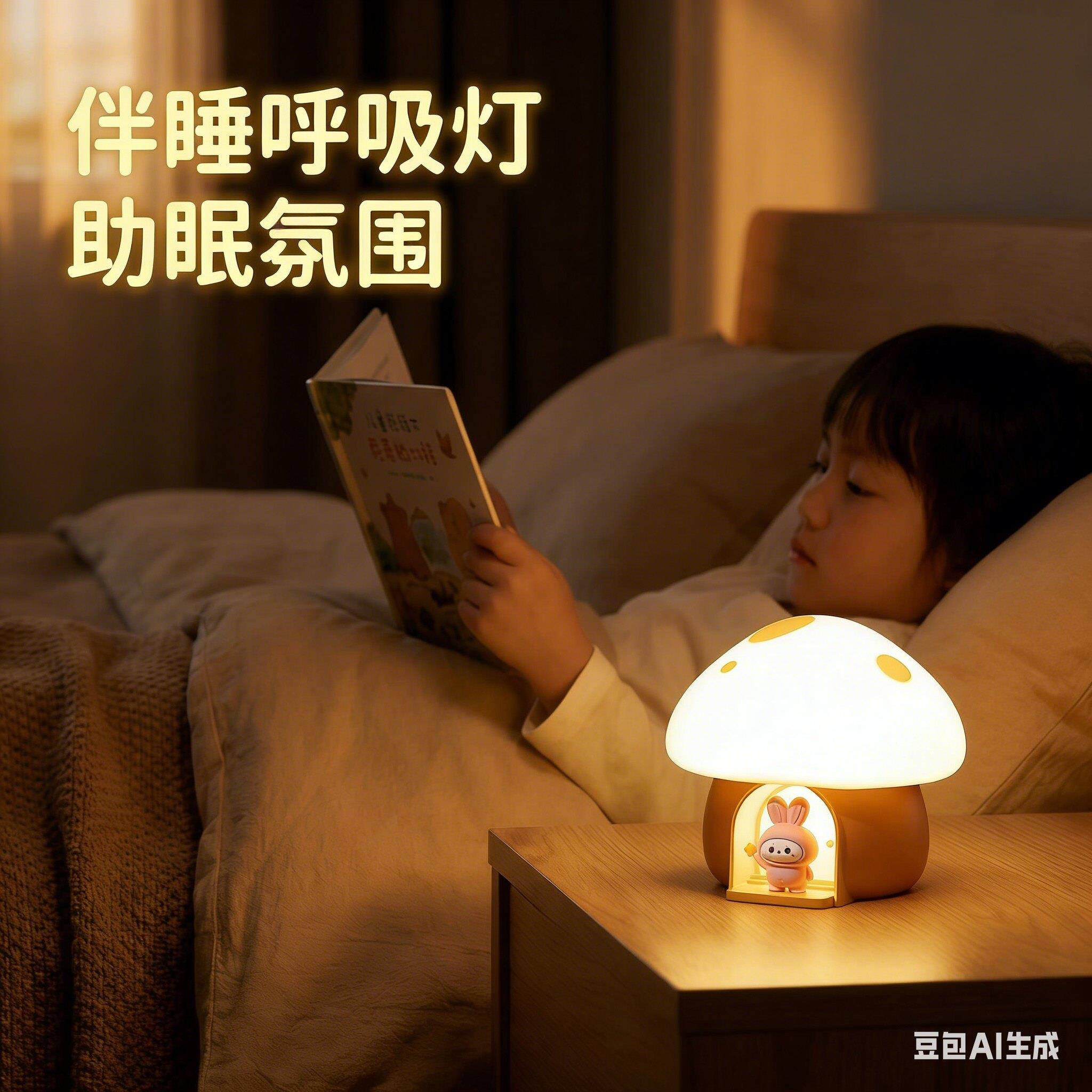 定时小夜灯卧室床头助眠睡眠灯婴儿喂奶护眼暖光小夜灯母婴月子灯