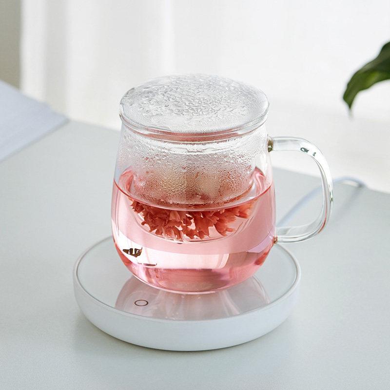 绿昌明恒温宝家用玻璃杯垫恒温器牛奶宿舍55℃智能加热底座暖杯垫
