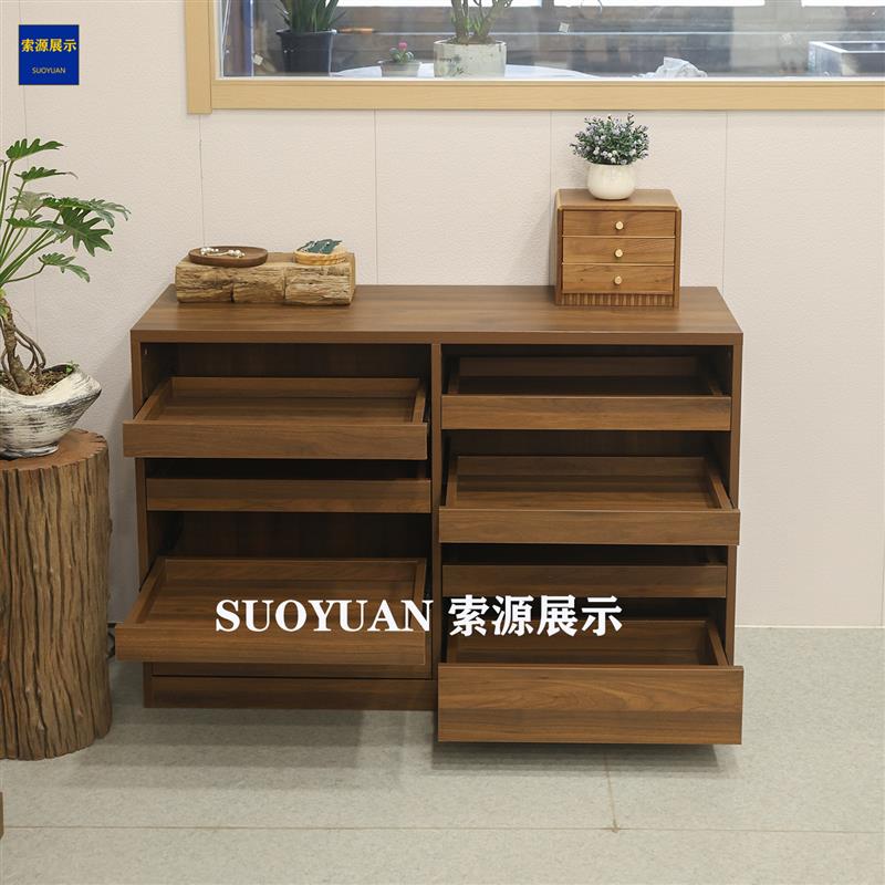 索源饰品耳环展示柜 珠宝柜台首饰精品店货柜 耳环文玩货架展示台