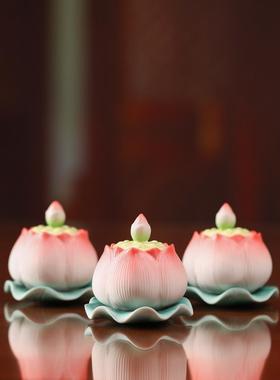 梵趣供佛圣水杯净水杯陶瓷杯子佛堂前供水杯大悲水供杯观音净水杯