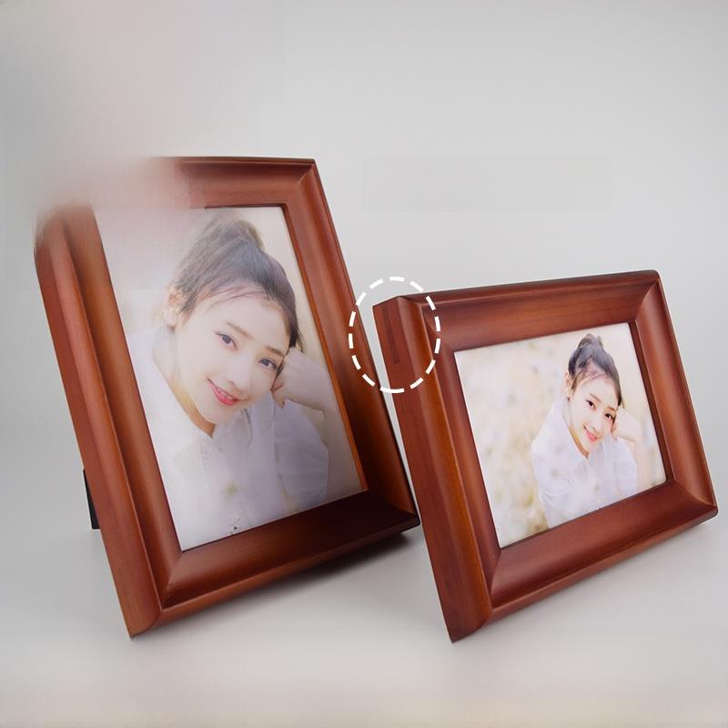 实木相框桌子挂墙相框木制相框710 12英寸A4证书相框婴儿相框全家
