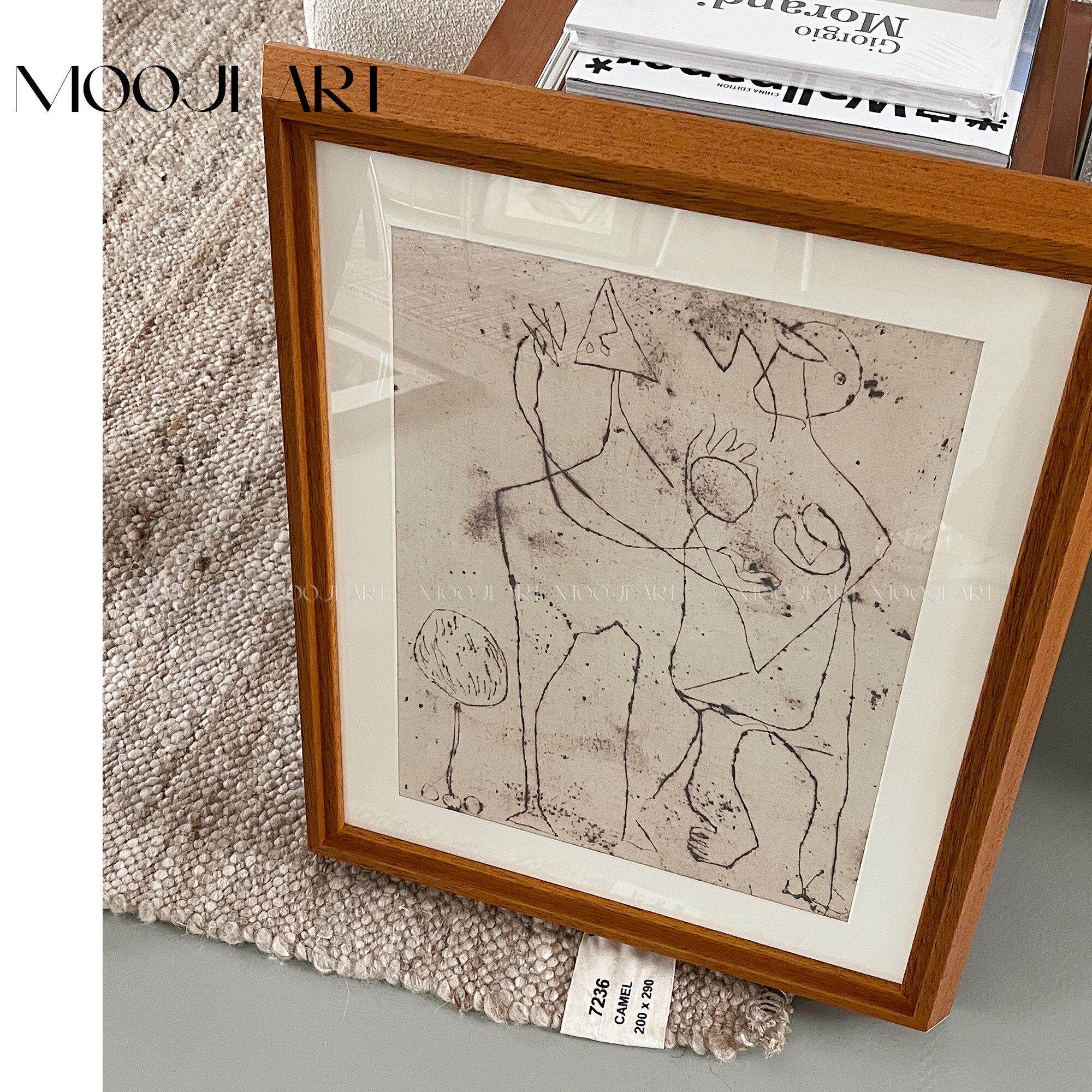 木吉法式中古画 画客厅沙发卧室装饰画 画高级一点的艺术实木框画