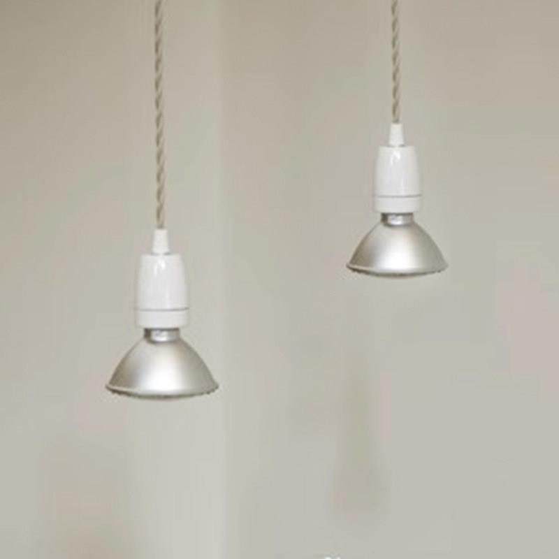 北欧陶瓷吊线射灯 创意床头吧台灯清新工业风岛台餐厅led小吊灯,家装灯饰光源,床头/玄关/吧台/过道吊灯,淘宝优惠券,粉丝福利购,淘宝优惠卷