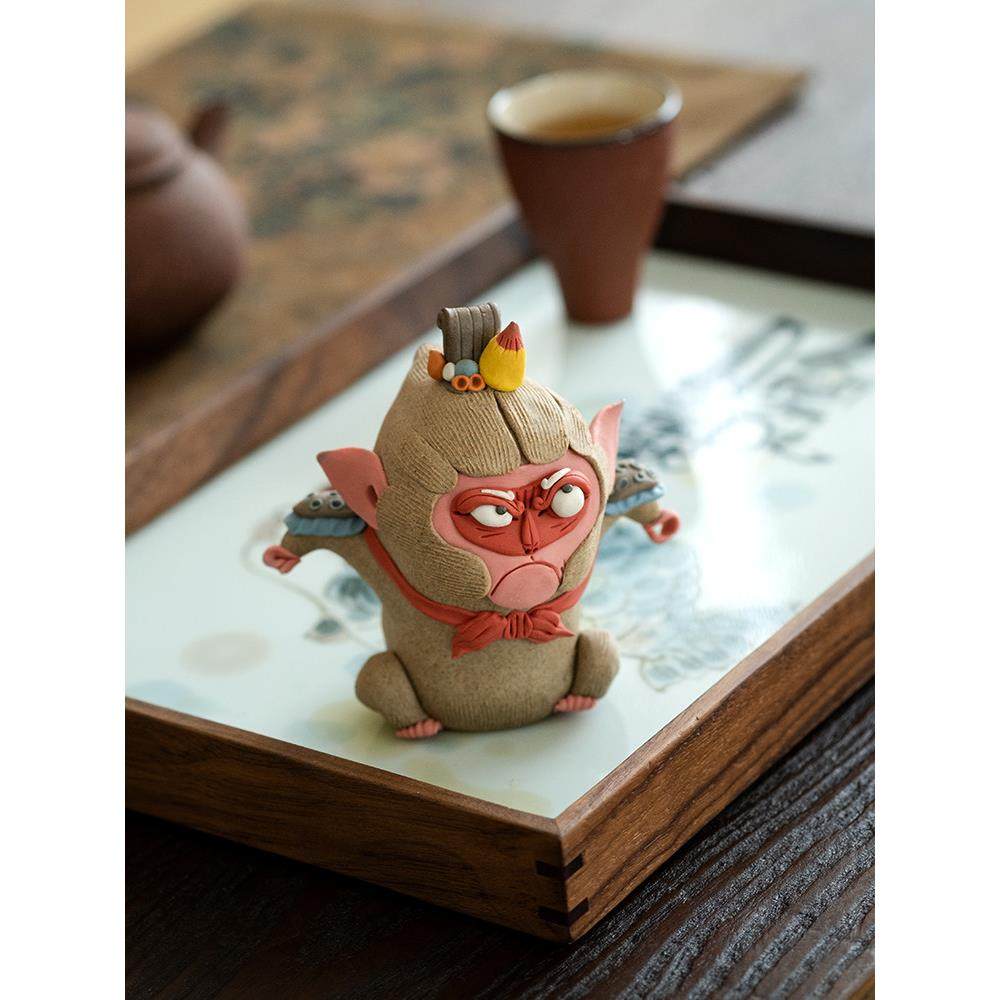 器十二孙悟空茶宠小摆件香炉精品可养猴子茶玩茶台桌装饰生日礼物,餐饮具,茶宠摆件,淘宝优惠券,粉丝福利购,淘宝优惠卷