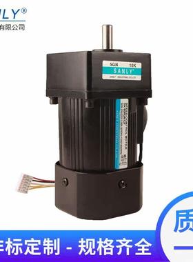 SANLY永力交流调速电机6IK250RGU-CF 6GU-50KB减速箱调速器
