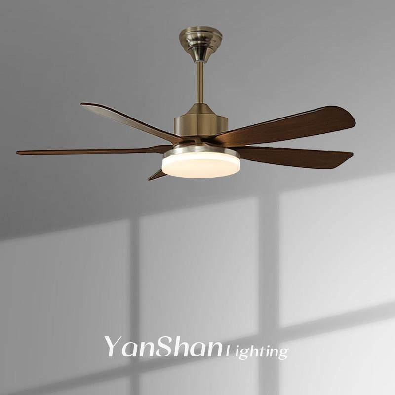 宋代美学吊扇灯吊扇灯客厅卧室书房饭厅灯实木静音覆古胡桃木色灯,家装灯饰光源,客厅吊灯,淘宝优惠券,粉丝福利购,淘宝优惠卷