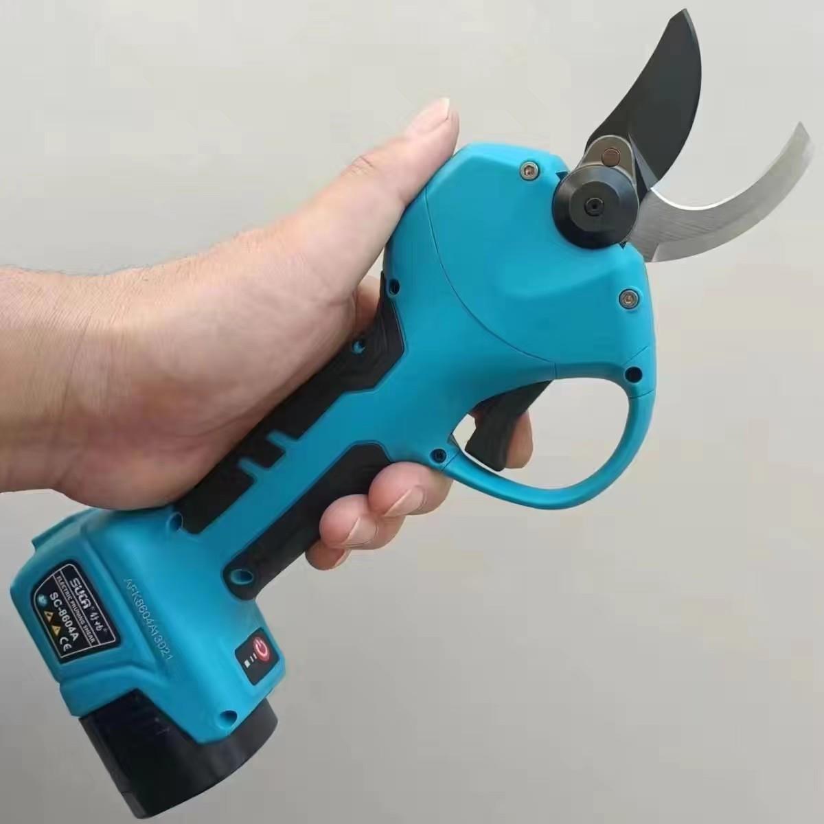 舒畅8604A电动修枝剪 双电无线剪刀 枝径28电剪 枝条修理剪子