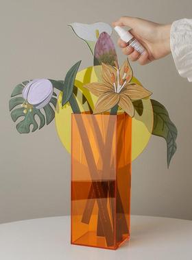 HANICE香氛卡香薰花卡北欧ins风创意个性艺术花瓶台面摆件扩香卡