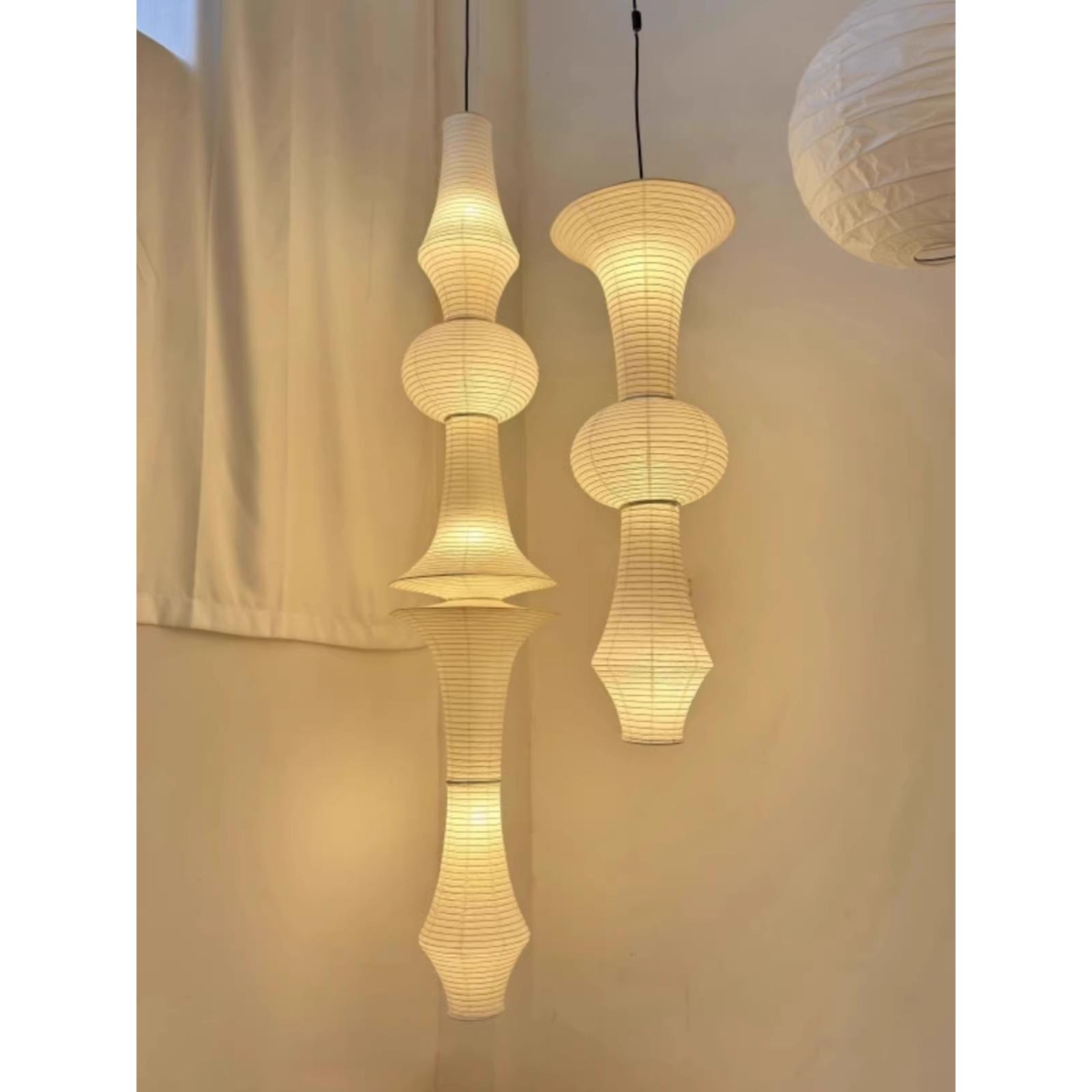 野口勇日本宣纸中世纪服装商店窗口日本风格角落楼梯阁楼房子客厅