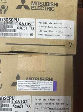 议价模块Q173DSCPU两台，实物如下图所示，