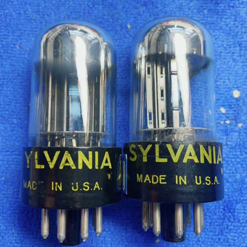 美国喜万年6SN7GTB/5692/6N8P白头翁电子管一对议价