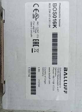 议价巴鲁夫BALLUFF光电传感器，型号BOS016K，BOS