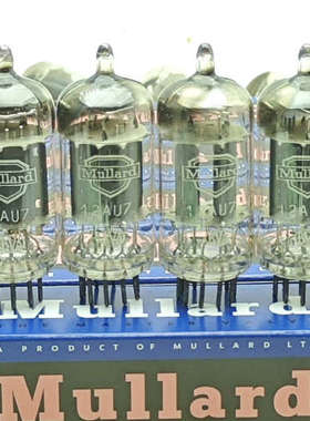 NOS英国大盾12AU7/ECC82电子管，长屏 方环议价