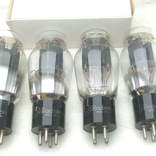 弹簧丝RCA 2A3电子管一套四支。NOS  弹簧丝议价
