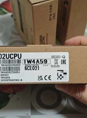 议价Q02UCPU CPU模块，未拆封，22年10月生产