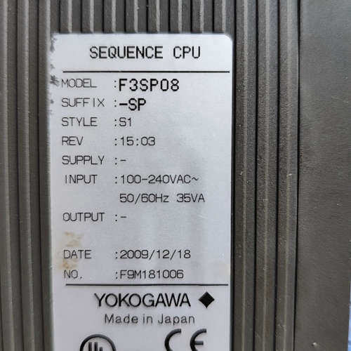 议价F3SP08-SP横河PLC模块实物拍摄 功能好