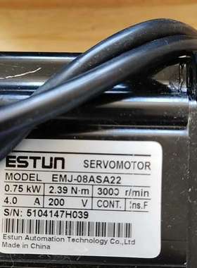 议价ESTUN 埃斯顿伺服电机 0.75KW
