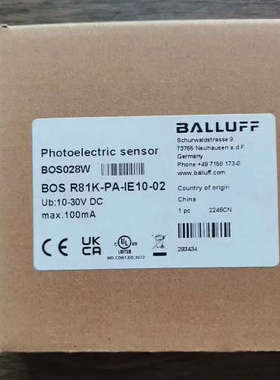 议价 巴鲁夫 BOS028W 传感器 BOS R81