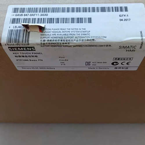 议价屏幕，型号6AV6 647-0AF11-3AX0,