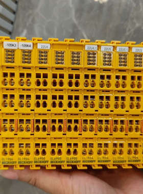 议价倍福模块EL1904，黄色外壳，4路数字输入，24V DC。