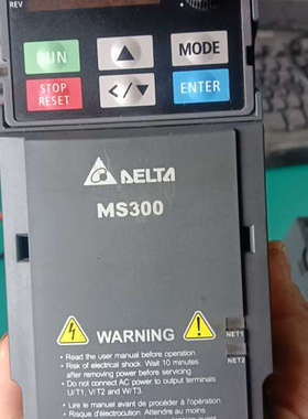 1.5KW380V，台达MS300变频器，型号VFD4A2M议价