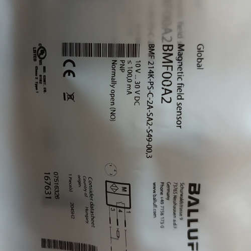 议价BALLUFF巴鲁夫 BMF00A2 BMF 214K-PS