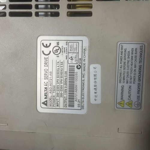 ASD-A0721-AB    正常  台达750W驱动器议价