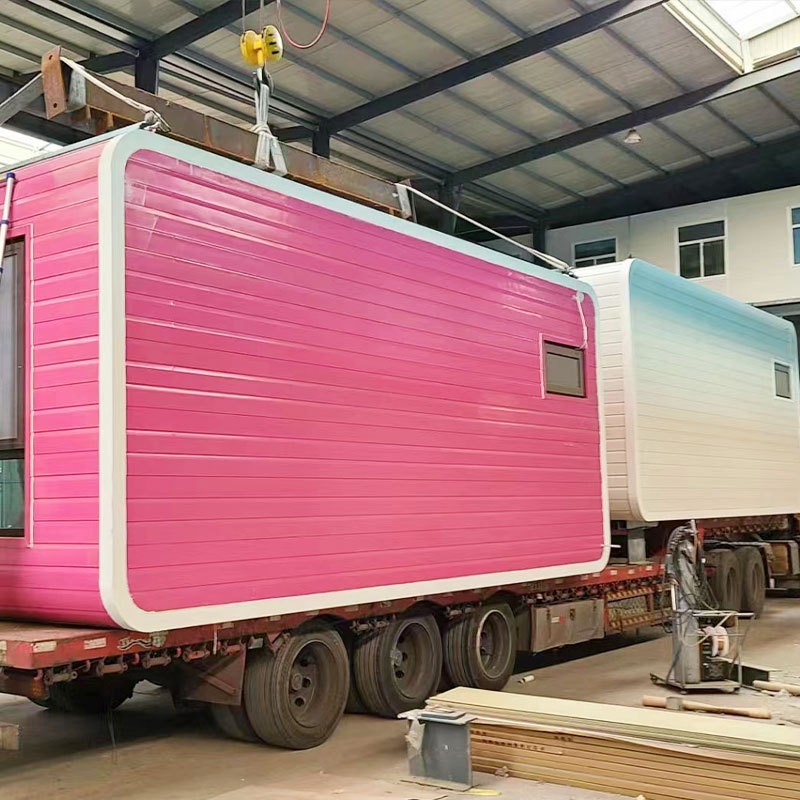 苹果仓网红集装箱户外移动民宿太空舱钢结构岗亭苹果舱洗车阳光房