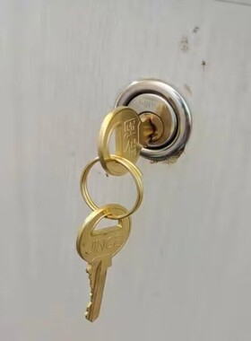 家具锁老式柜子锁抽屉锁办公桌衣柜锁暗装文件柜锁家用808整体橱