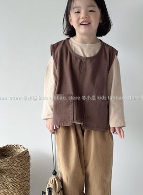 冬小瓜男女童春秋裤子新款韩版小孩萝卜裤宝宝洋气休闲长裤哈伦裤