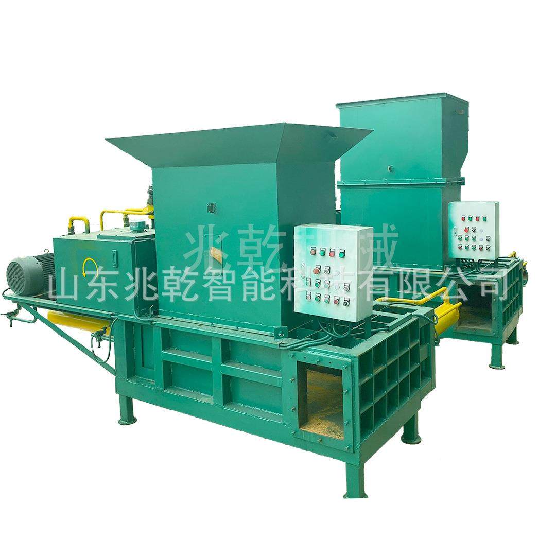 青储液压打包机牛羊饲料全自动草料打包装袋机秸秆青贮打捆套袋机