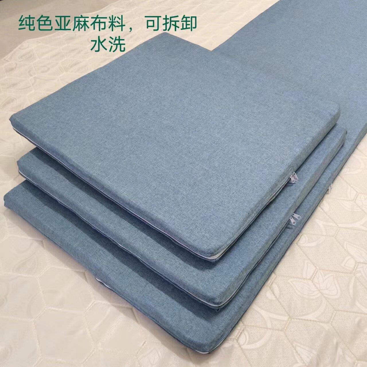 沙发海绵上加硬椰棕垫三组合贵妃垫实木椅子飘窗棕榈护脊护腰座垫