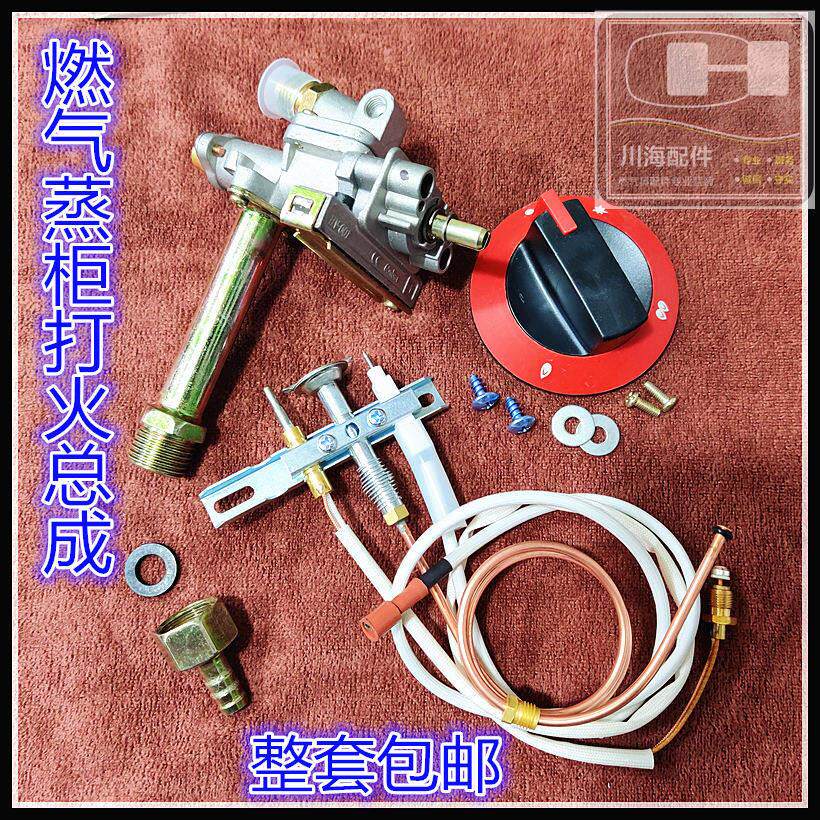 蒸饭柜开关熄火保护点火器商用蒸饭车打火总成开关 配件 安检改装