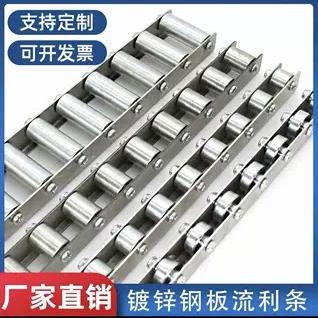 重型金属流利条轴承轮导轨钢板福来轮滚轮条CRON QJA货架滑轨图片