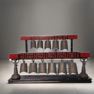 武汉曾侯乙编钟乐器可演奏编磬y文玩中式复古文艺礼品青铜茶室摆