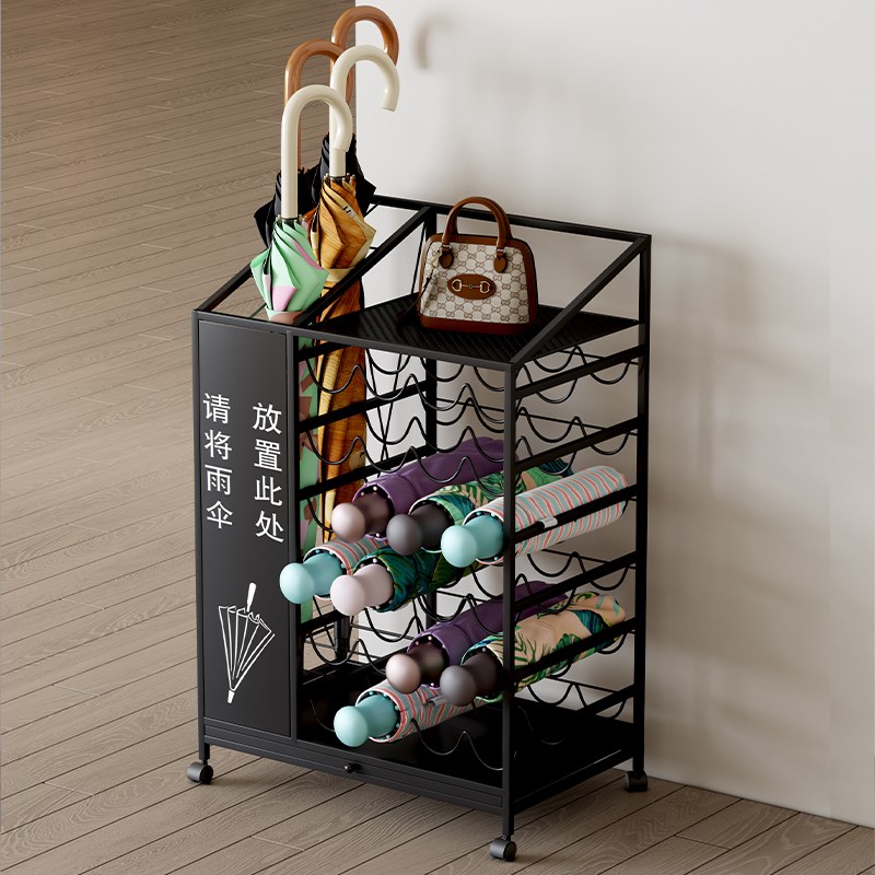 雨伞架收纳架门口商用大容量酒店大堂教室L班级雨伞沥水存放置物