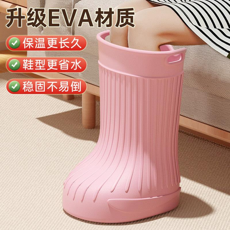 泡脚桶家用盆过小腿儿童过膝恒温洗脚桶养生按摩高深桶泡脚盆省水