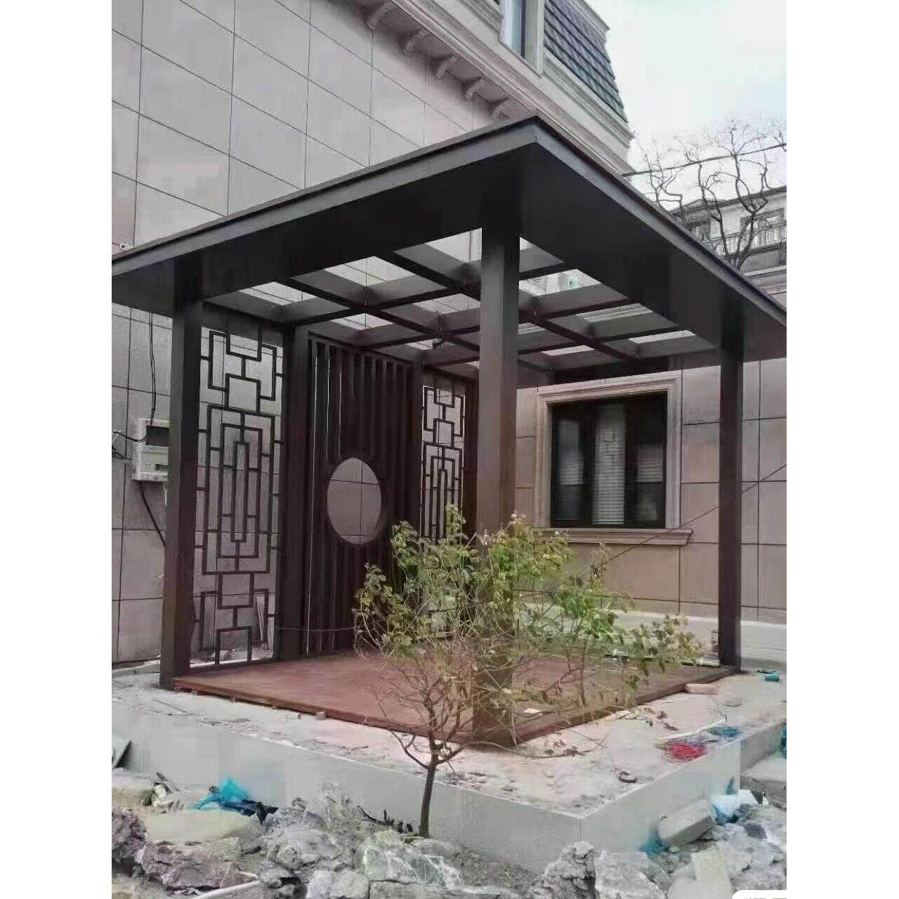阳光房露台铝合金阳光棚室外花园凉亭雨棚钢结构自建房别墅玻璃房