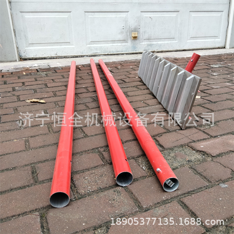 不锈钢混凝土拉纹器 加长杆牛舍开槽机压纹器 牛场刻纹机恒全
