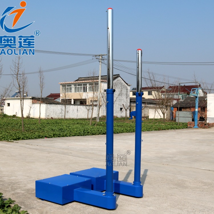 Q-8型 标准比赛移动式排球柱排球架 升降式气排球柱气排球网架