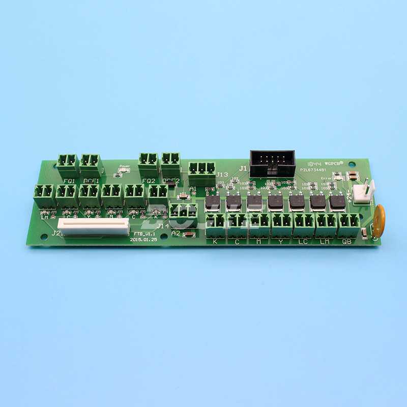 工正星光1024喷头喷绘机供墨转接板 工正北极星512喷头供墨转接卡