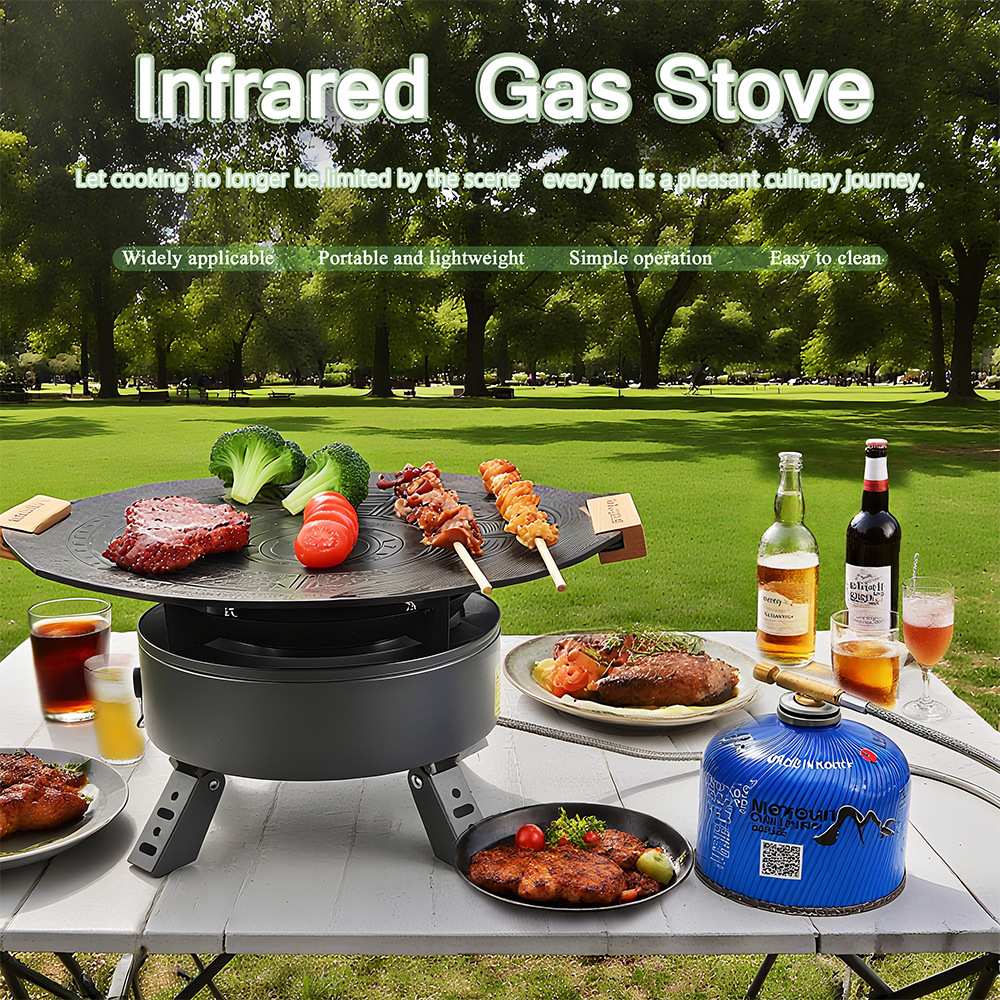 新款红外线卡式炉 分体式炉户外便携式炉具露营煮茶野炊装备炉E18