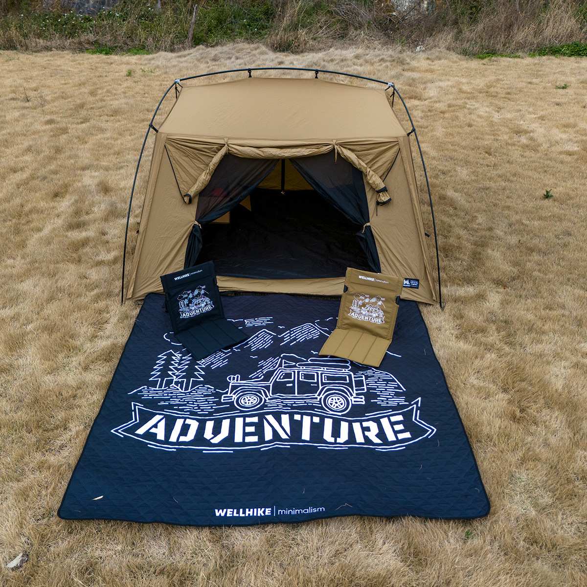 四季户外野餐垫加厚加大防水防潮垫春秋游野炊野餐布便携地垫