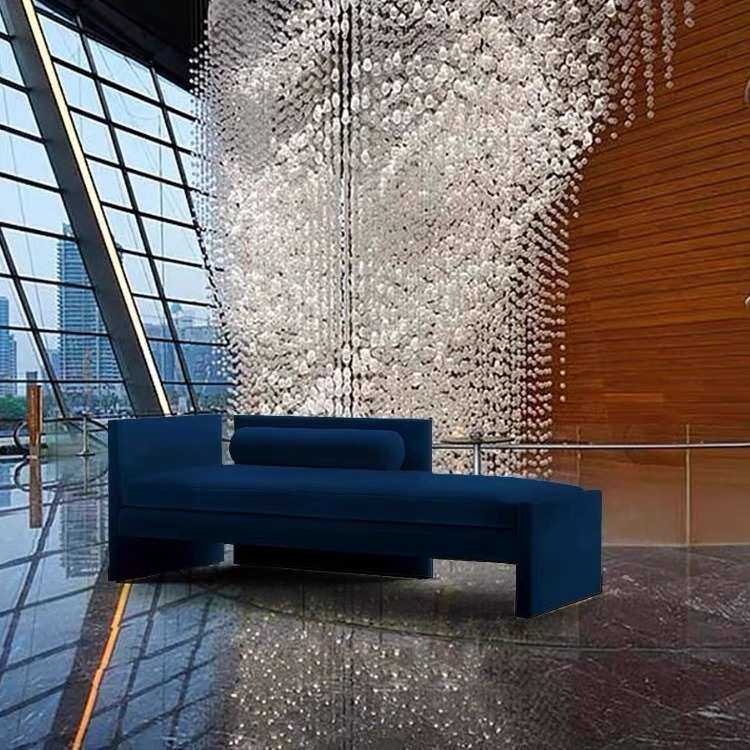 现代简约贵妃沙发酒店民宿休闲懒人躺椅客厅卧室贵妃榻创意床尾凳