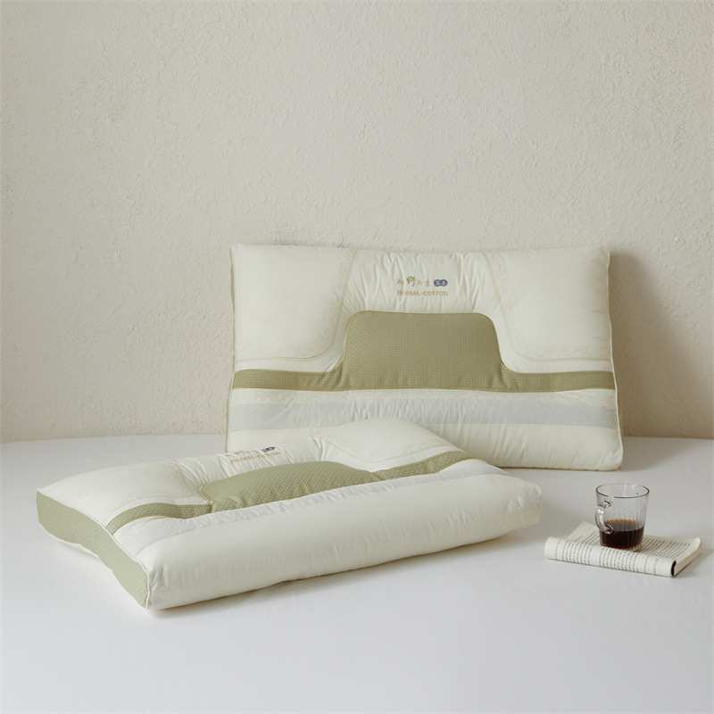 枕头枕芯家用决明子护颈椎助睡眠一对学生宿舍超柔中低枕酒店专用