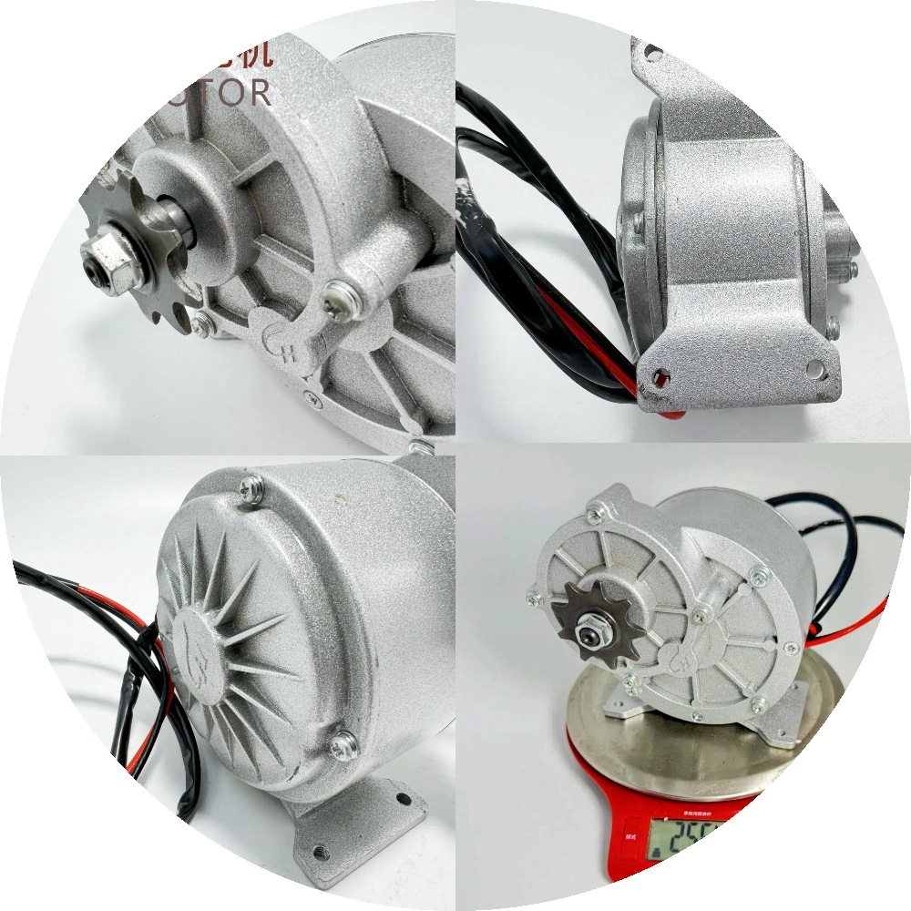 优奈智改装三轮车转电动车电机4201013减速马达齿24450自行车电机