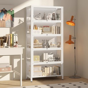 手办展示柜玻璃门盲盒陈列柜乐高高达手办柜展示柜谷子收纳铁皮柜